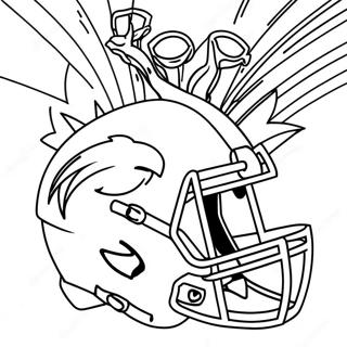 Superbowl Football Coloring Page | Superbowl coloring page
