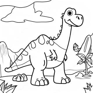 The Good Dinosaur Coloring Page | The Good Dinosaur coloring page