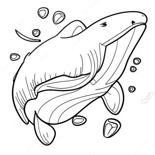 Fierce Megalodon Swimming Coloring Page | Megalodon coloring page
