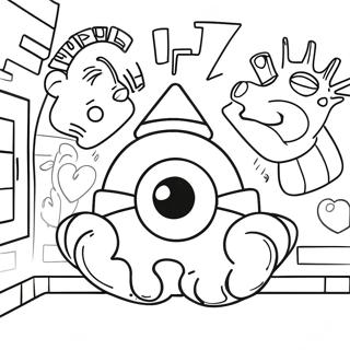 Graffiti Coloring Page | Graffiti coloring page