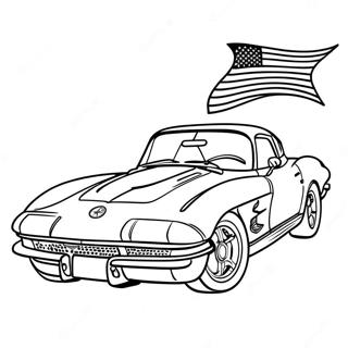 Corvette Coloring Page | Corvette coloring page