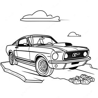 Mustang Coloriages