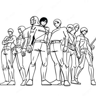 Attack on Titan Coloring Page | Attack on Titan coloring page