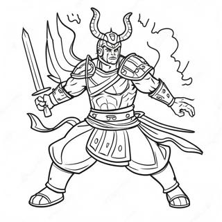Akedo Battle Arena Coloring Page | Akedo coloring page