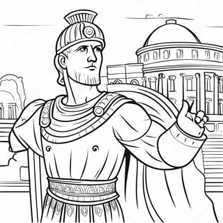 Roman Empire Coloring Page | Roman coloring page