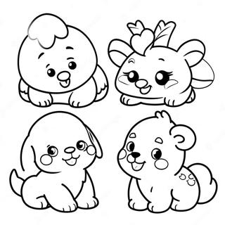 Cute Baby Animals Coloring Page | BabyFirst coloring page