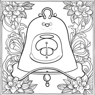 Bell Coloring Page | Bell coloring page