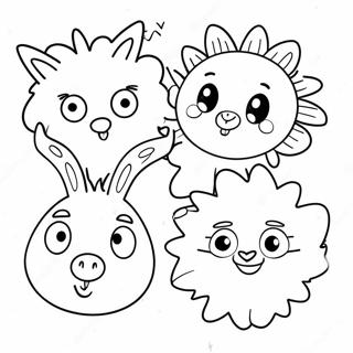 Silly Animal Faces Coloring Page | Silly coloring page