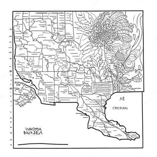 Minnesota State Outline Coloring Page | Minnesota coloring page