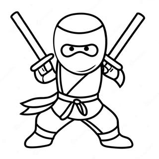 Ninja Roblox Malvorlagen