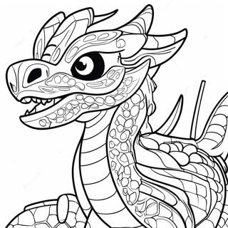 Dragon Ninjago Coloring Page | Dragon Ninjago coloring page