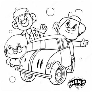 Tbhk Páginas para Colorir