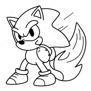 Sonic Silver Coloring Page | Sonic Silver coloring page