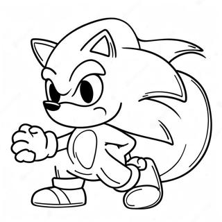 Sonic Zilver Kleurplaten