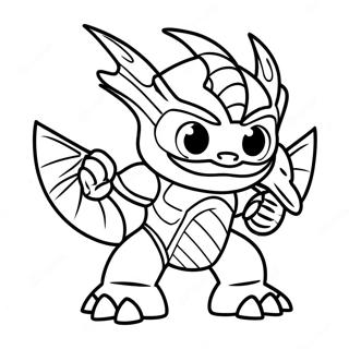 Skylanders Coloring Page | Skylanders coloring page