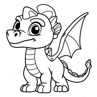Spyro the Dragon Skylanders Coloring Page | Skylanders coloring page