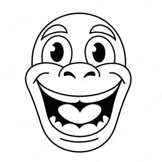 Big Mouth Cartoon Character Coloring Page | Big Mouth coloring page
