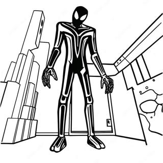 Enderman Coloring Page | Enderman coloring page