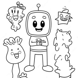 Wow Wow Wubbzy Coloring Page | Wow Wow Wubbzy coloring page