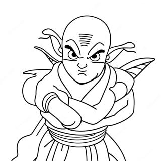 Piccolo Coloring Page | Piccolo coloring page