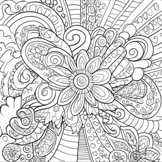 Groovy Patterns Coloring Page | Groovy coloring page