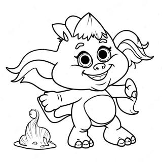 Viva Trolls Coloring Page | Viva Trolls coloring page
