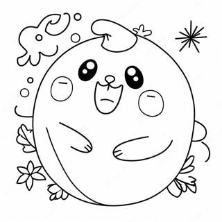 Squishmallow Christmas Coloring Page | Squishmallow Christmas coloring page