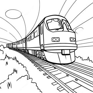 Track Coloring Page | Track coloring page