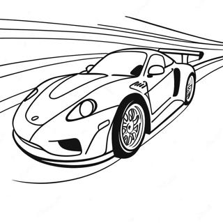 Fast Racing Track Coloring Page | Track coloring page