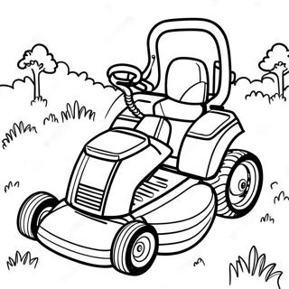 Lawn Mower Coloring Page | Lawn Mower coloring page