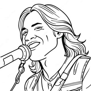 Cantor Páginas para Colorir