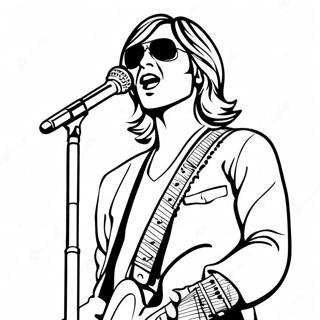 Cantante Pagine da Colorare