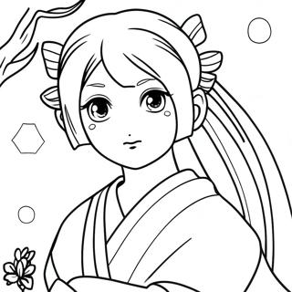 Demon Slayer Mitsuri Värityskuvat
