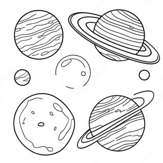 Solar System Coloring Page | Solar System coloring page
