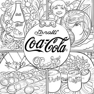 Coca Cola Pagine da Colorare