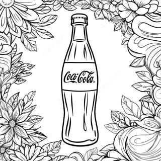 Coca Cola Bottle Coloring Page | Coca Cola coloring page