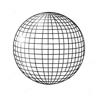 Disco Ball Coloring Page | Disco Ball coloring page