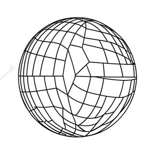 Sparkling Disco Ball Coloring Page | Disco Ball coloring page