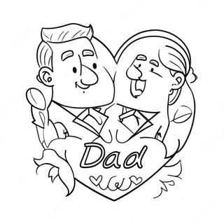 I Love You Dad Coloring Page | I Love You Dad coloring page