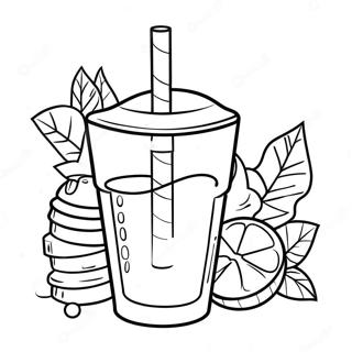 Drink Coloring Page | Drink coloring page