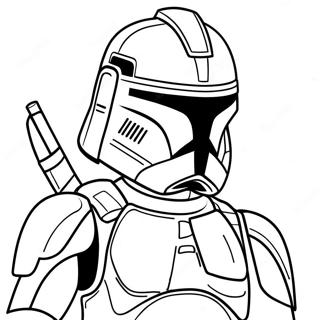 Arc Trooper Clone Trooper Coloring Page | Arc Trooper Clone Trooper coloring page
