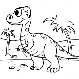 Dinosaur Fargeleggingssider