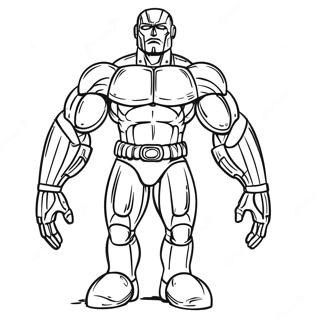 Titan TV Man in Action Coloring Page | Titan TV Man coloring page