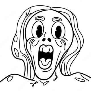 Scream Coloring Page | Scream coloring page