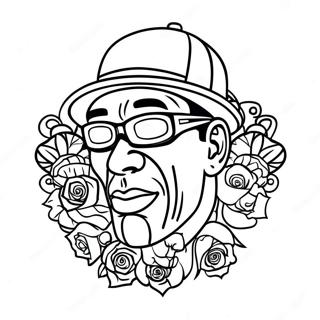 Gangsta Tattoo Coloring Page | Gangsta Tattoo coloring page