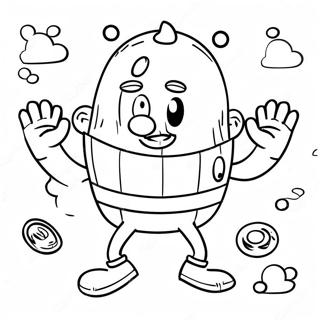 April Fools Funny Prank Coloring Page | April Fools coloring page