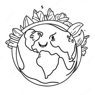 Happy Earth Day Coloring Page | Happy Earth Day coloring page