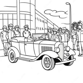 Homecoming Parade Coloring Page | Homecoming coloring page