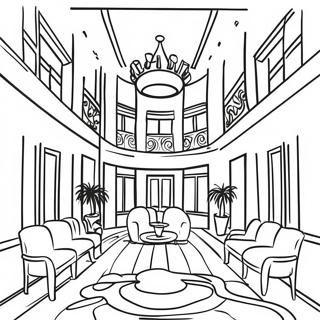 Hotel Páginas para Colorear