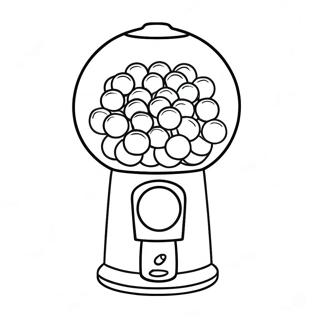 Gumball Machine Coloring Page | Gumball coloring page